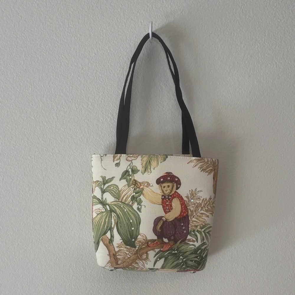 Tote Bag with Black Straps